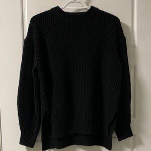 Dynamite Black Crew Neck Sweater